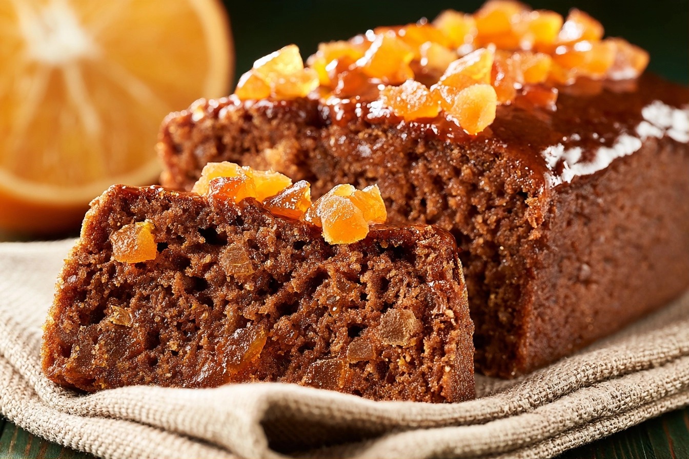 Le véritable pain d'épices moelleux aux écorces d'orange, miel et rapadura (facile et réconfortant)